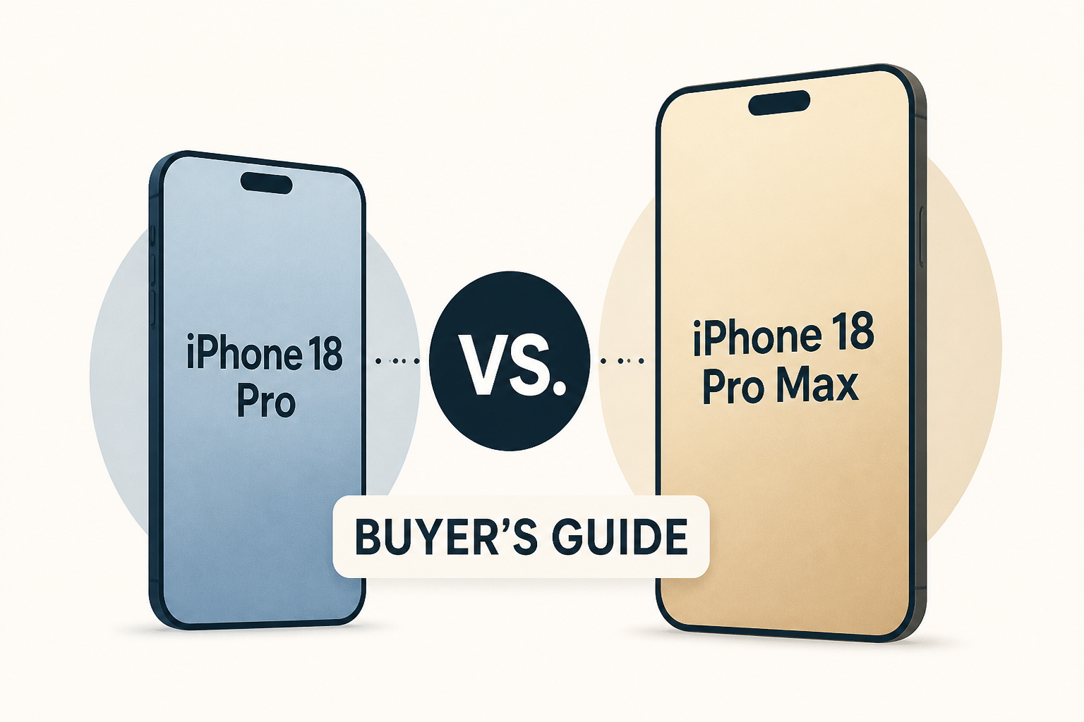 iPhone 18 Pro vs. iPhone 18 Pro Max Buyer's Guide