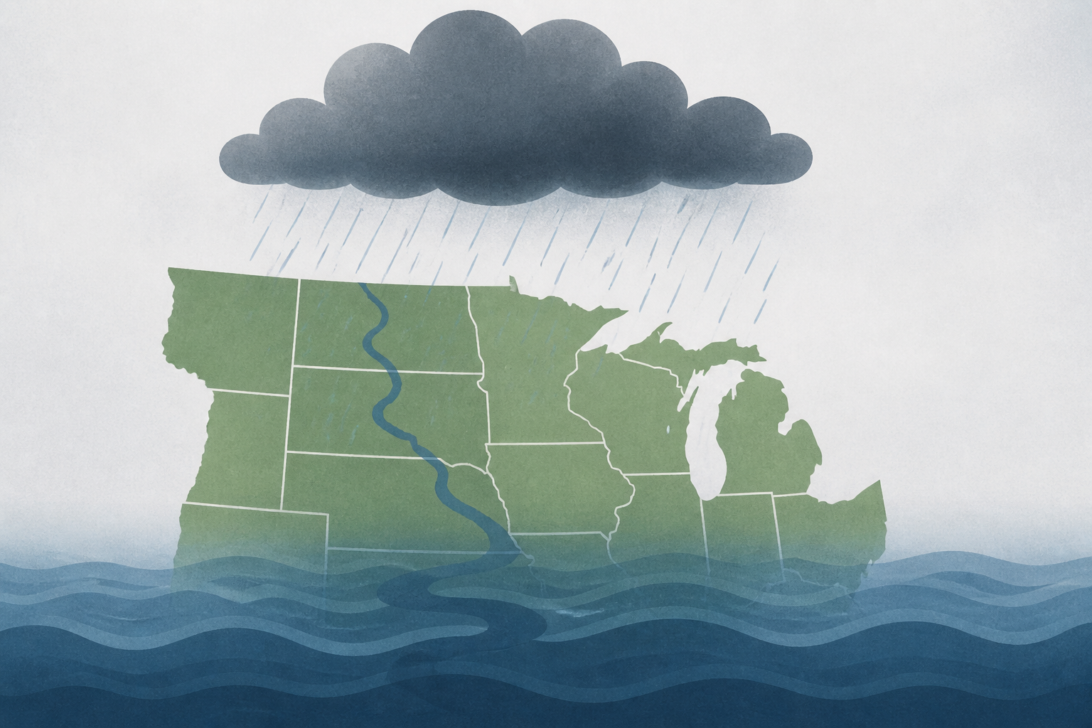 The Midwest and Central Plains could see days of flooding