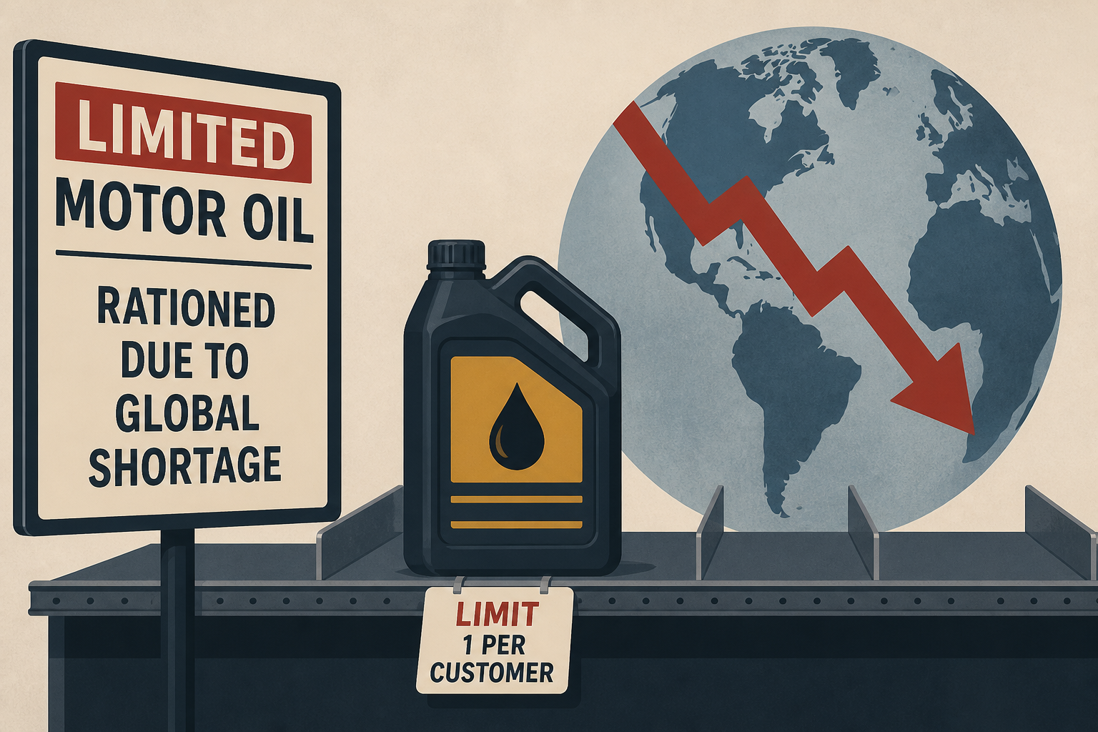 Major US Retailer Rations Motor Oil Due To Severe Global Shortage