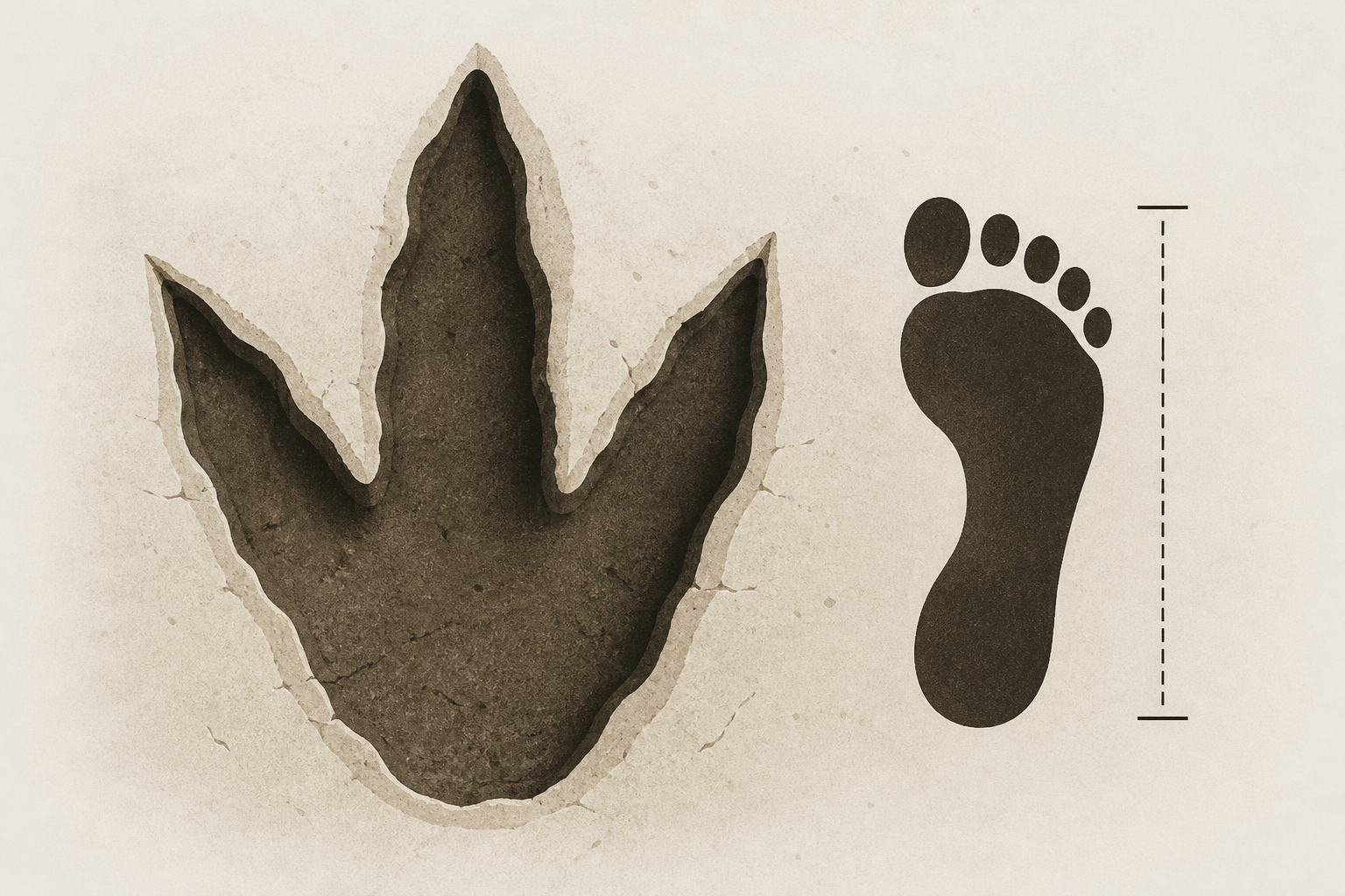 Scientists Find First Adult T. Rex Trackway - And The Footprints Are Human-Sized
