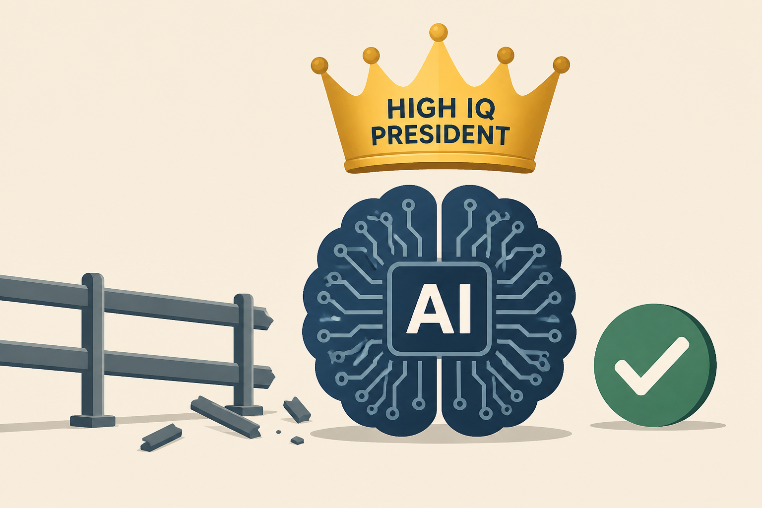 Trump says AI doesn’t need guardrails, only a ‘high IQ’ president