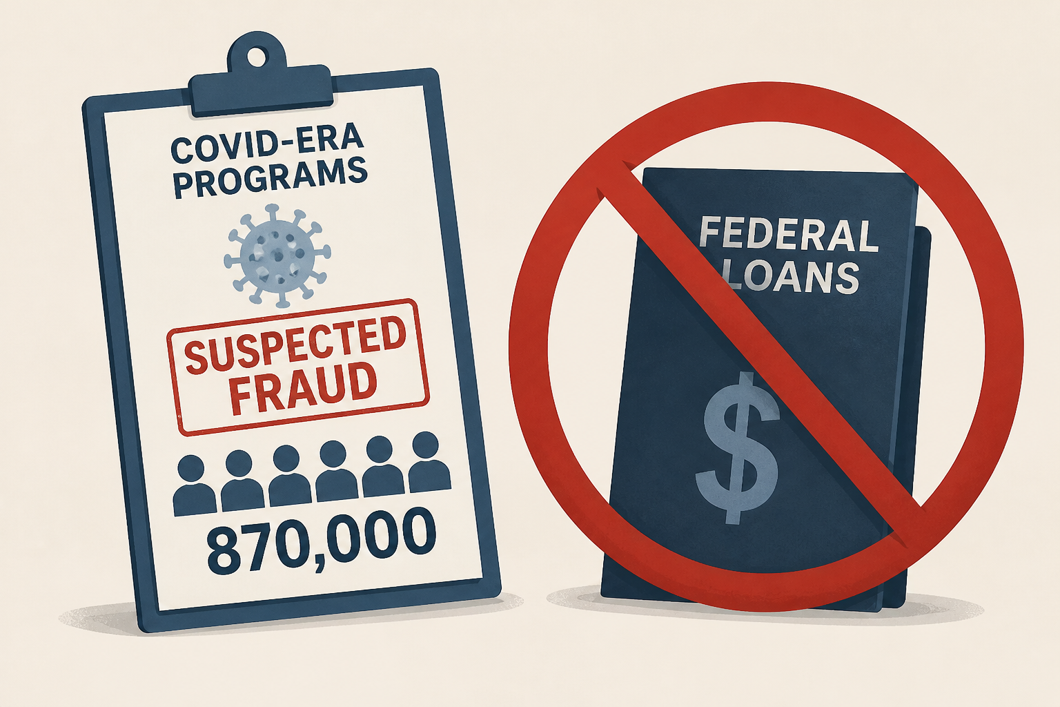 Vance announces about 870,000 people suspected of defrauding COVID-era programs barred from future federal loans