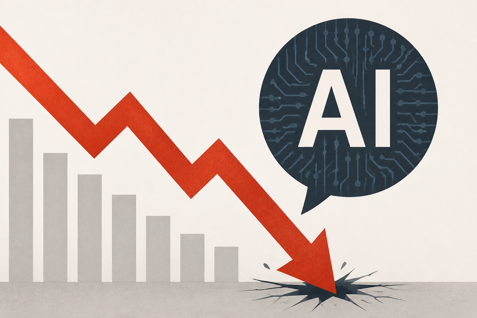 Stocks fall after AI leaders warn industry should slow down