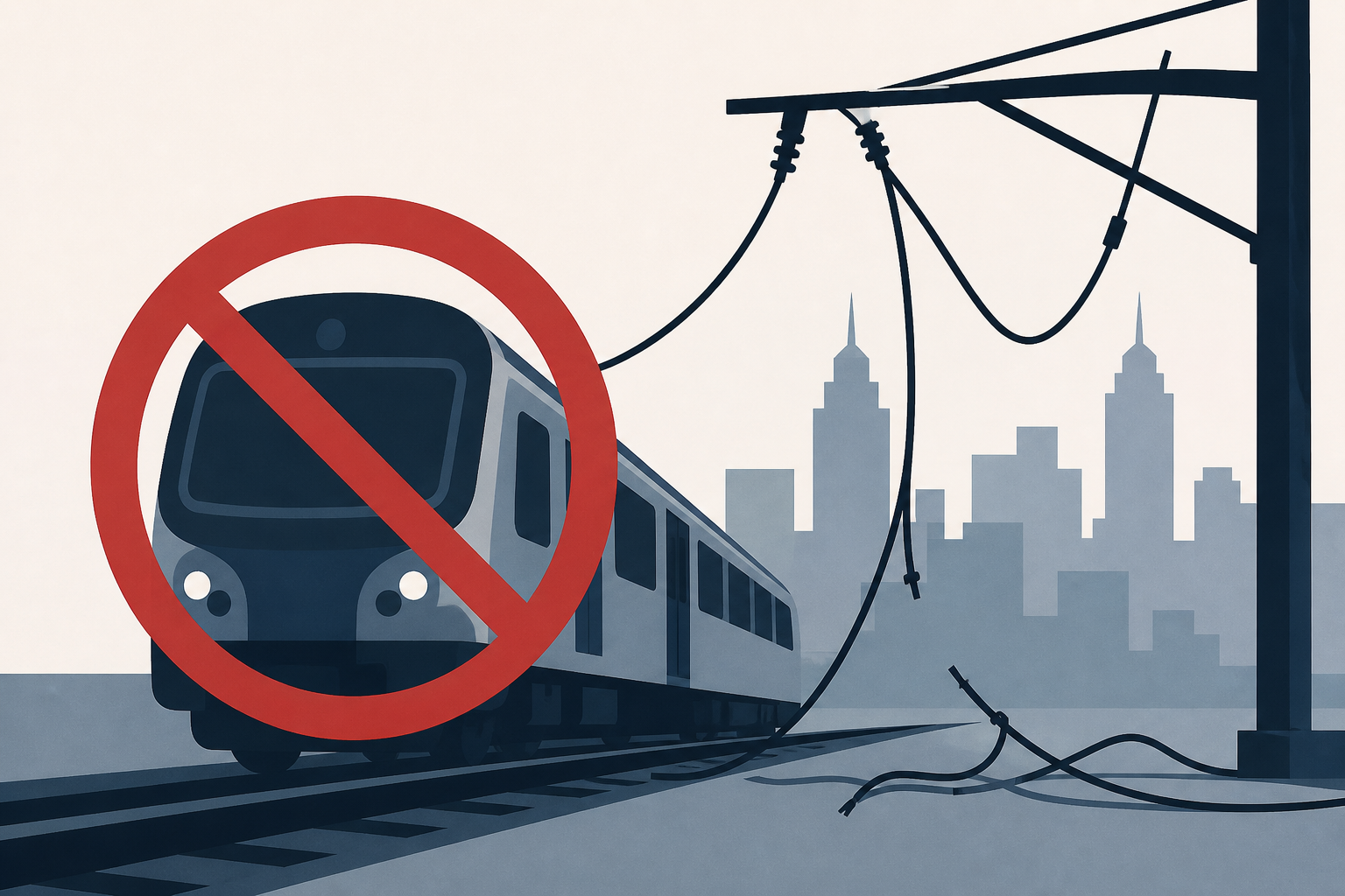 SEPTA suspends service on 3 Regional Rail lines due to downed Amtrak wires in North Philadelphia