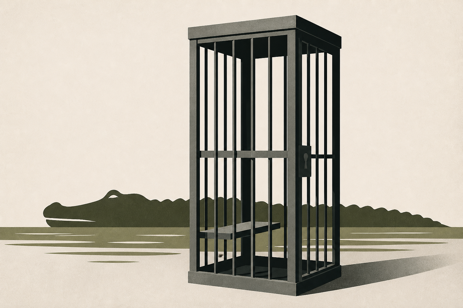 Alligator Alcatraz held detainees in cages the size of phone booths, DHS watchdog says