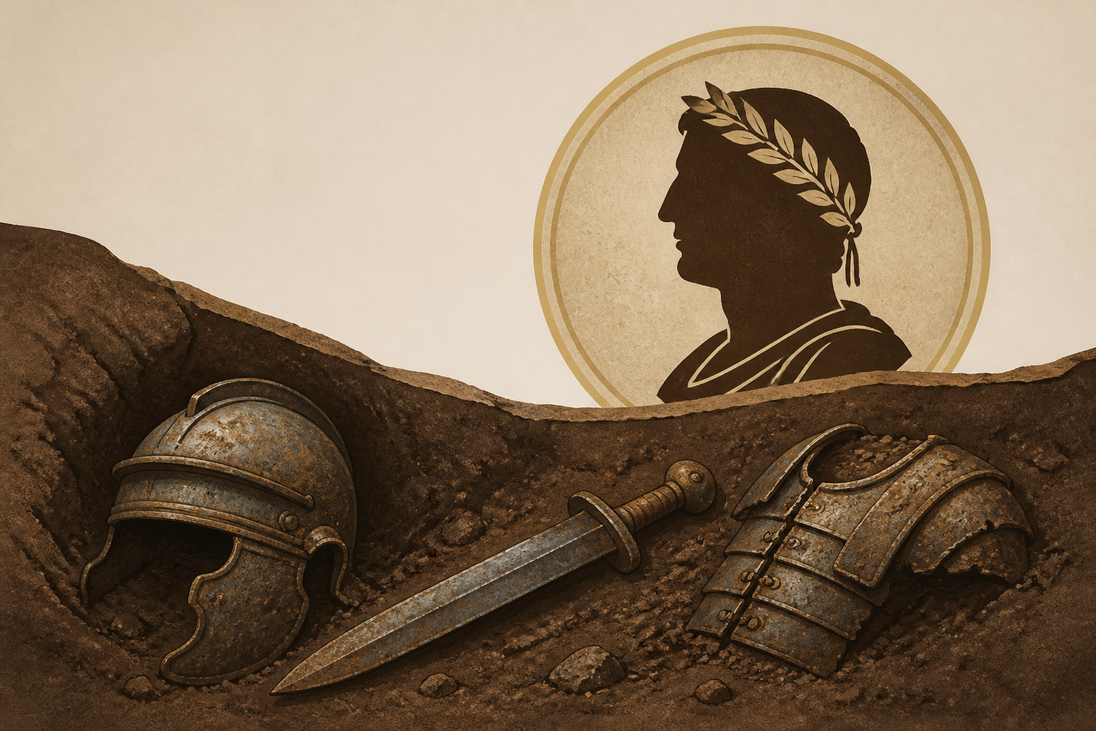 Archaeologists discover soldiers' remains, weapons connected to legendary Roman emperor's reign