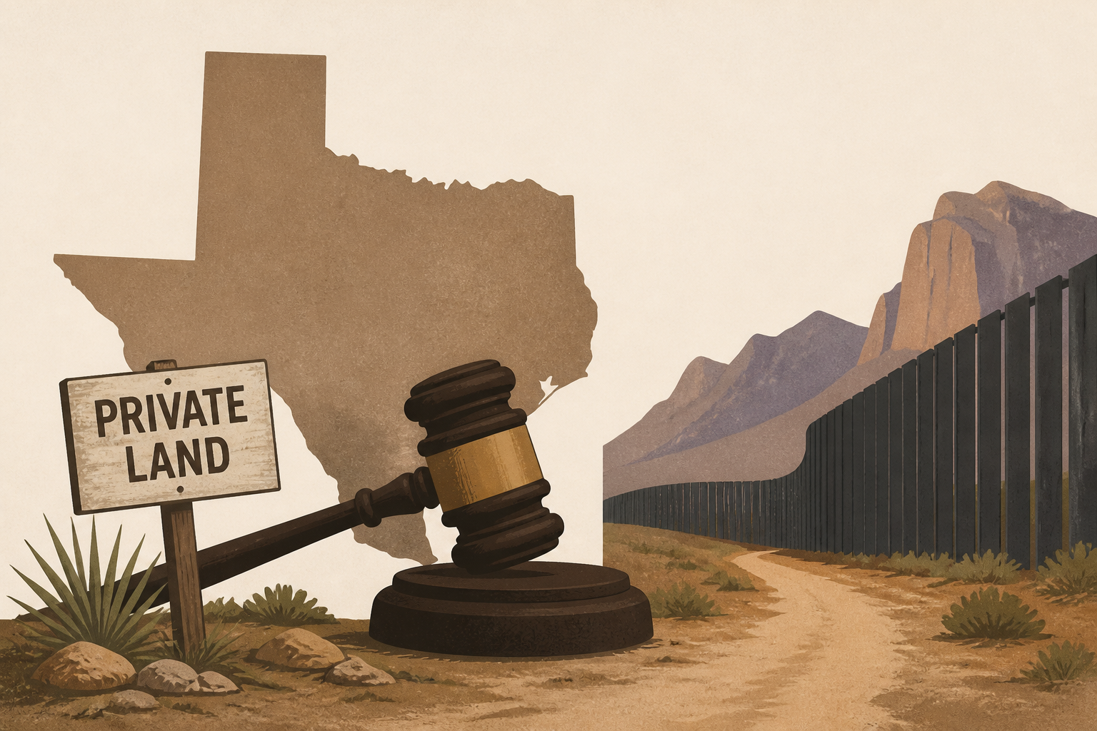 Texas landowners sue Trump administration over border, Big Bend construction