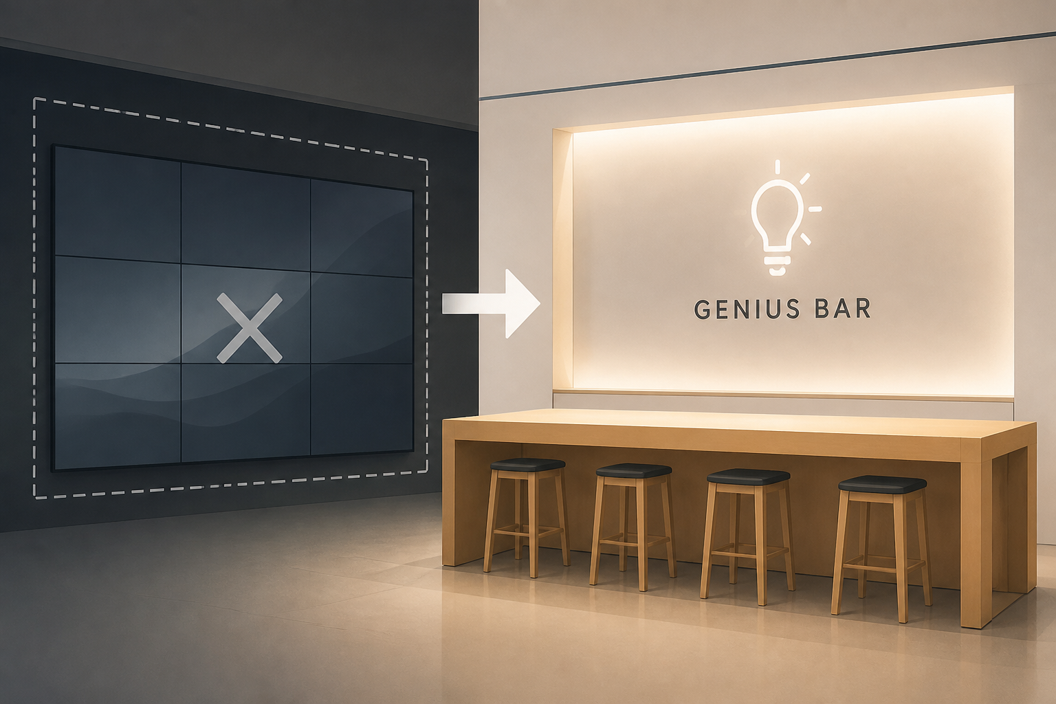 Apple Stores Said to Lose Video Walls, Regain Dedicated Genius Bars