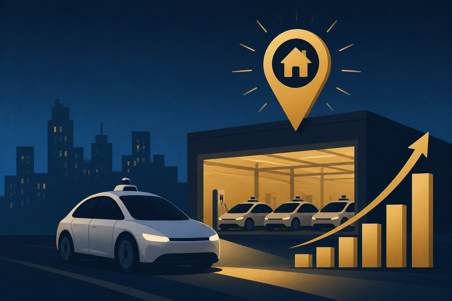 Robotaxis Don't Go Home at Night… and That's Creating a New Real Estate Gold Rush