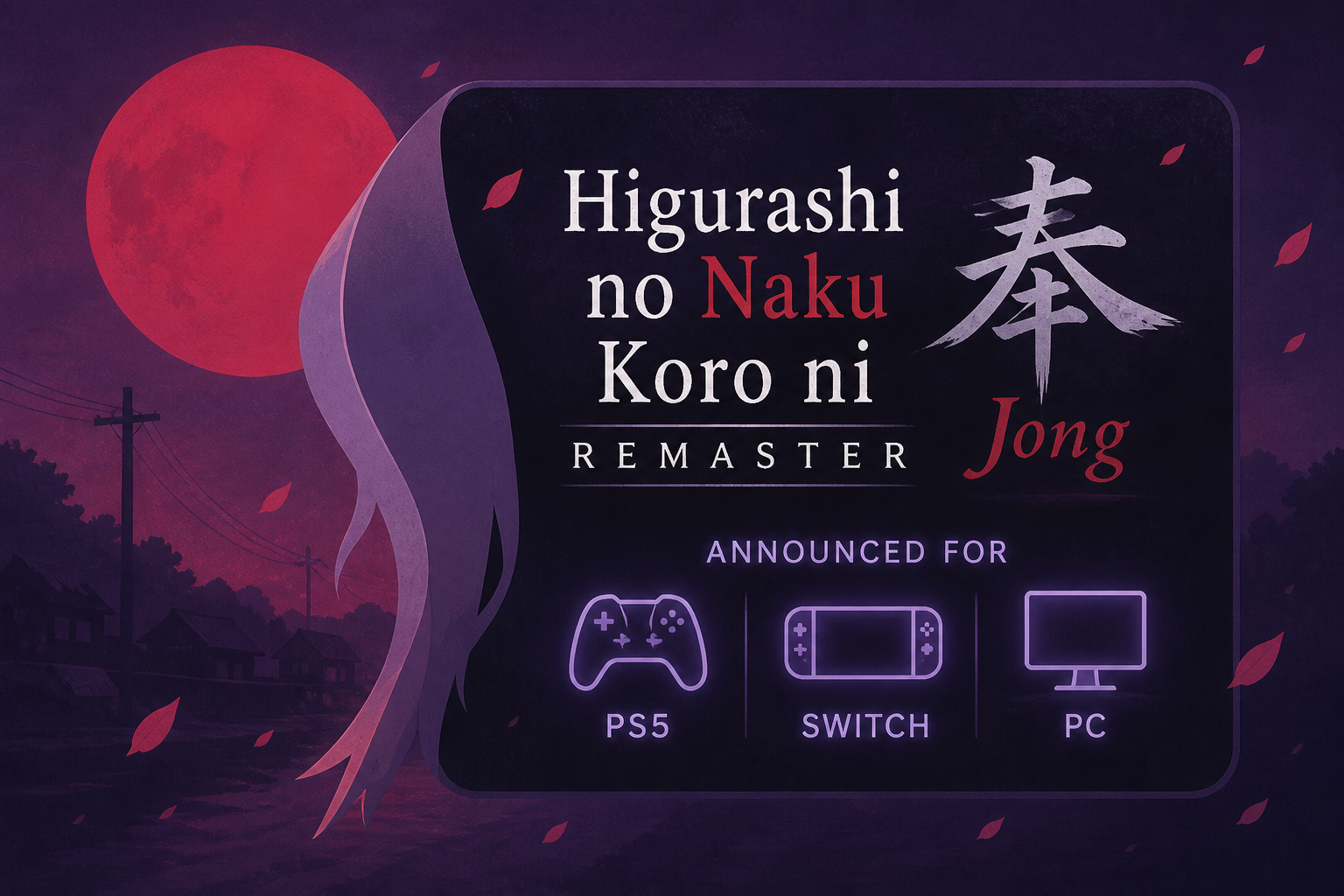 Higurashi no Naku Koro ni Jong REMASTER announced for PS5, Switch, and PC