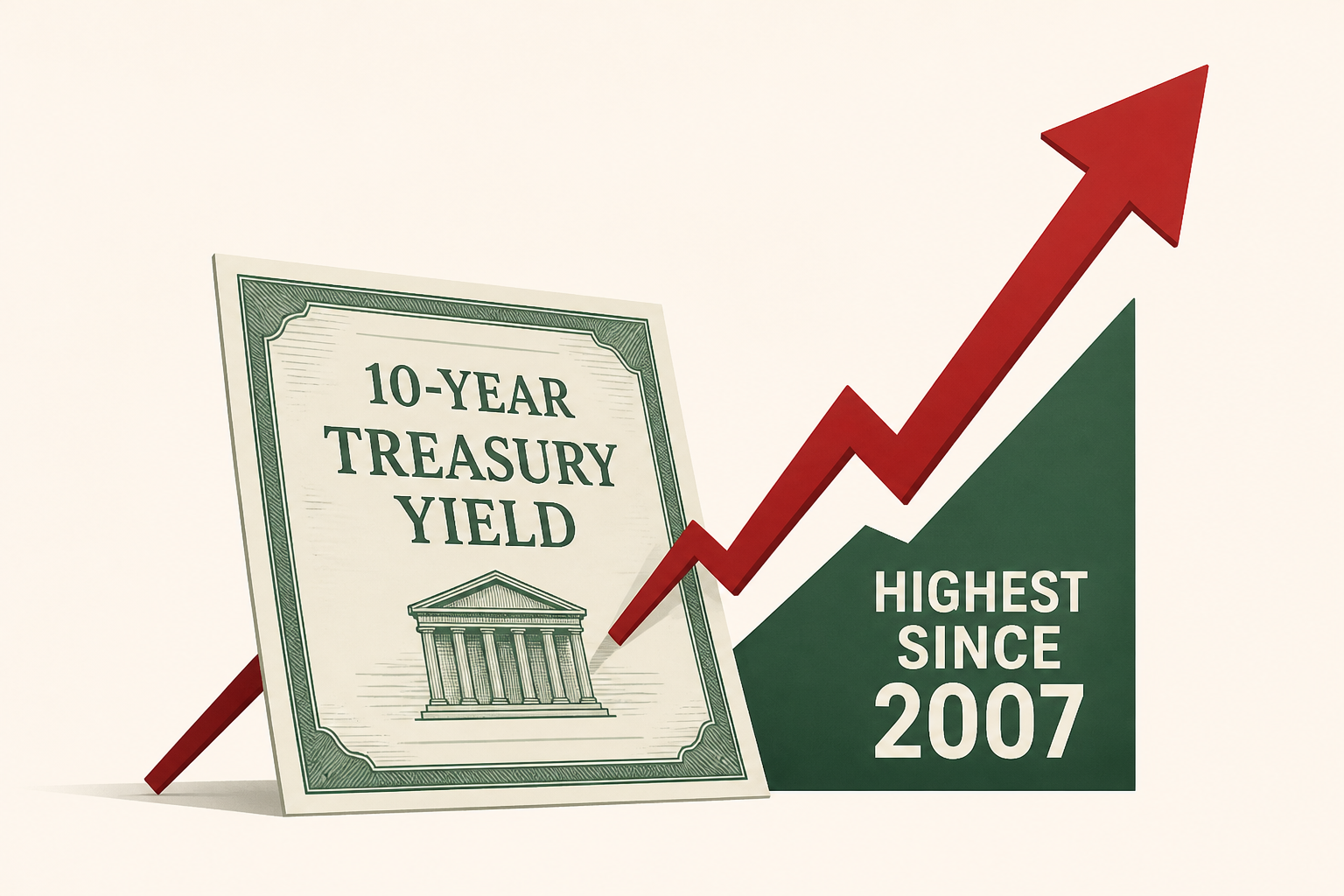 10-year Treasury yield rises to highest since 2007 as Fed rate-hike expectations rise