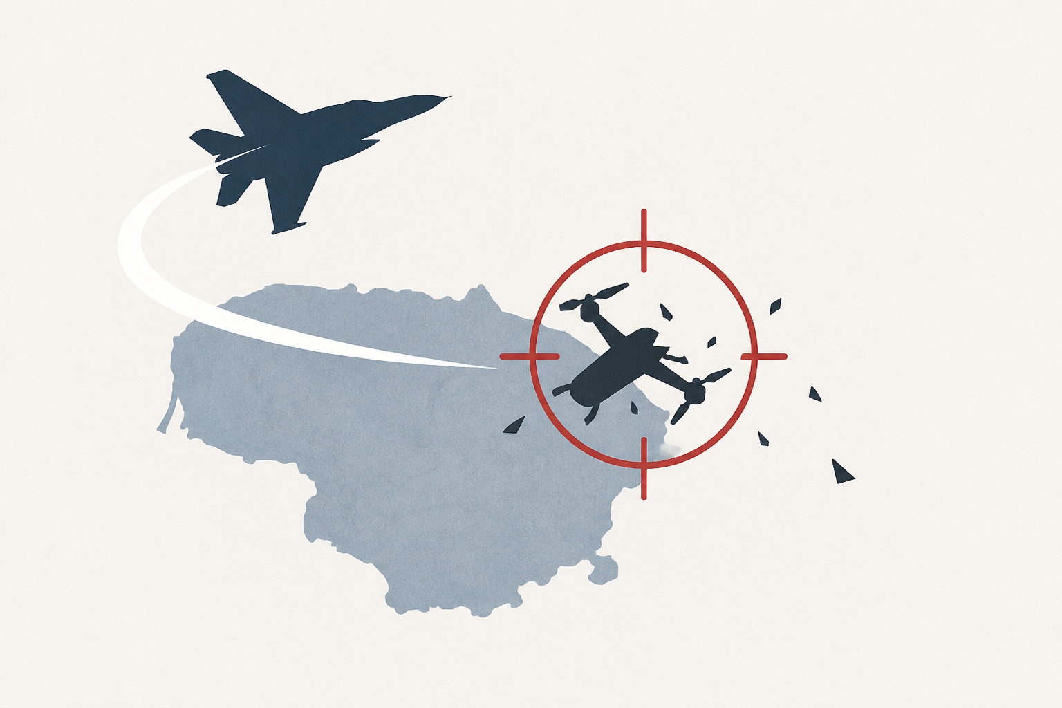 NATO jets shoot down drone over Lithuania