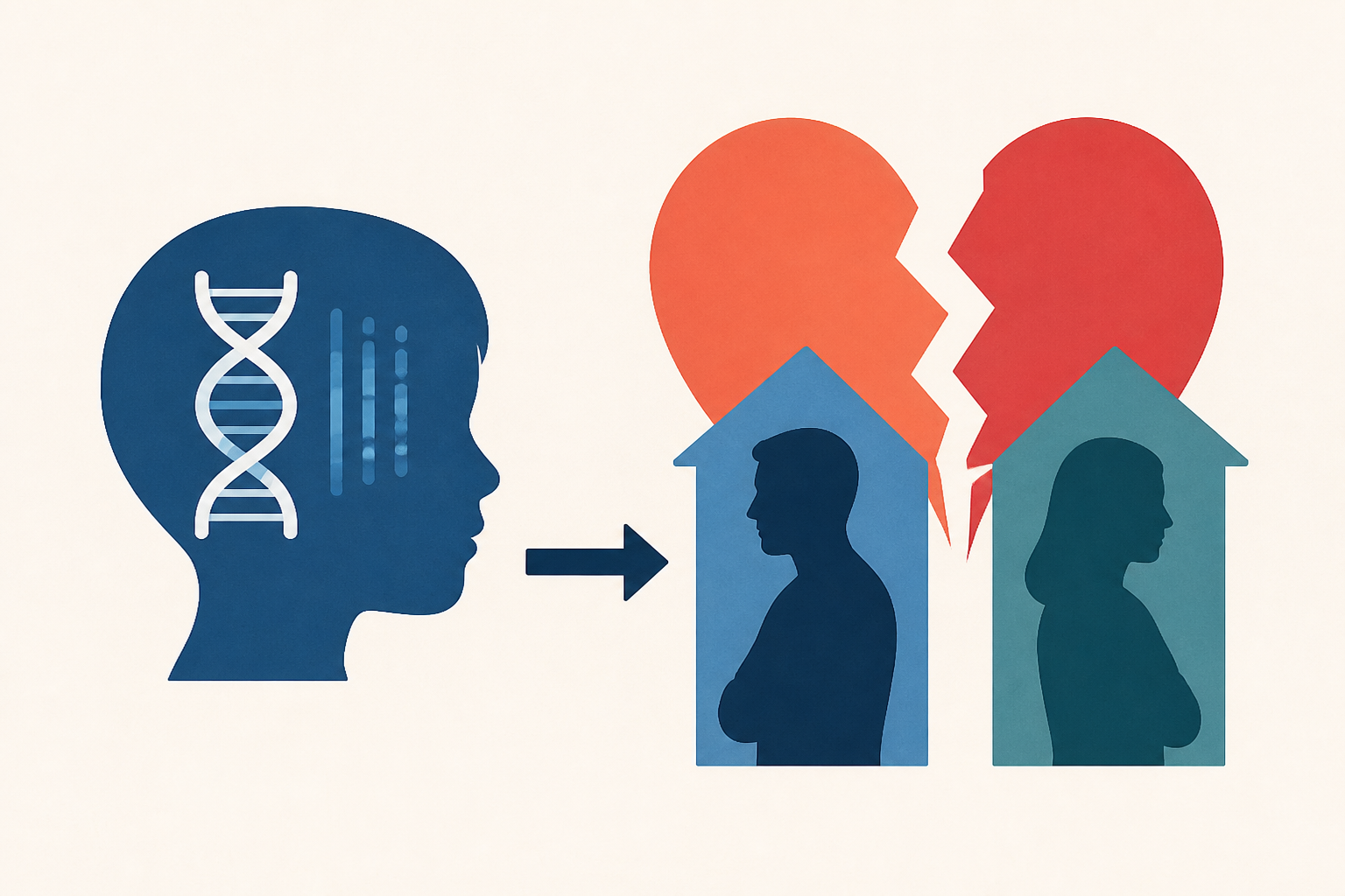 A child's genetic profile for ADHD can predict their parents' risk of separation
