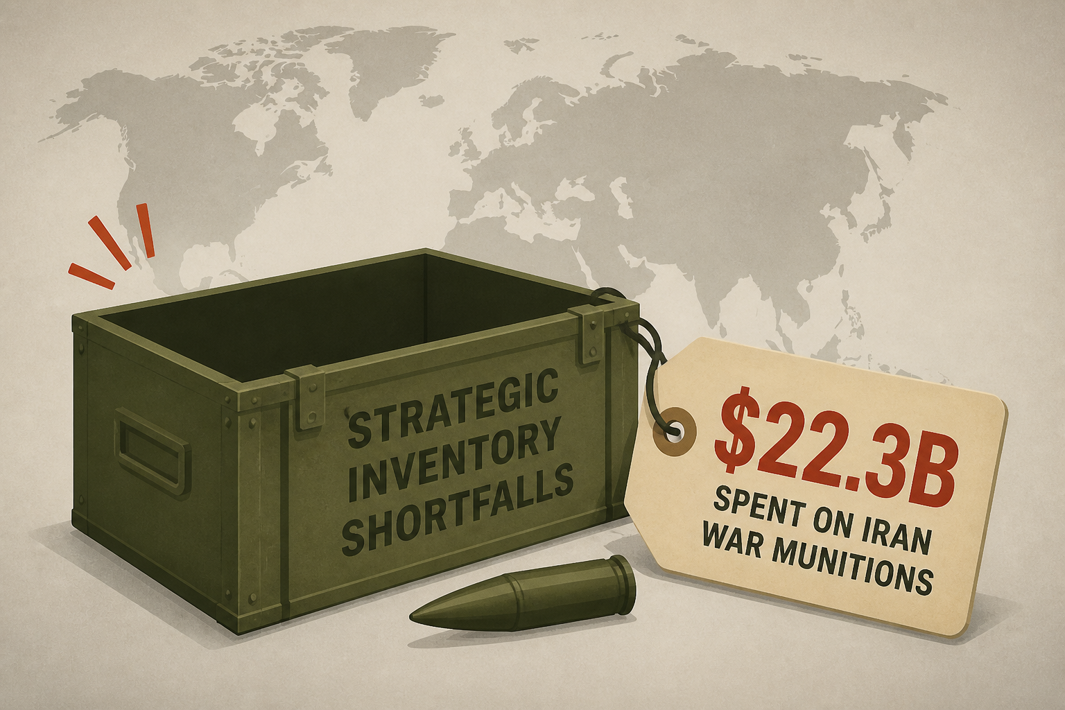 Pentagon inspector general says $22.3B spent on Iran war munitions has caused "strategic inventory shortfalls"