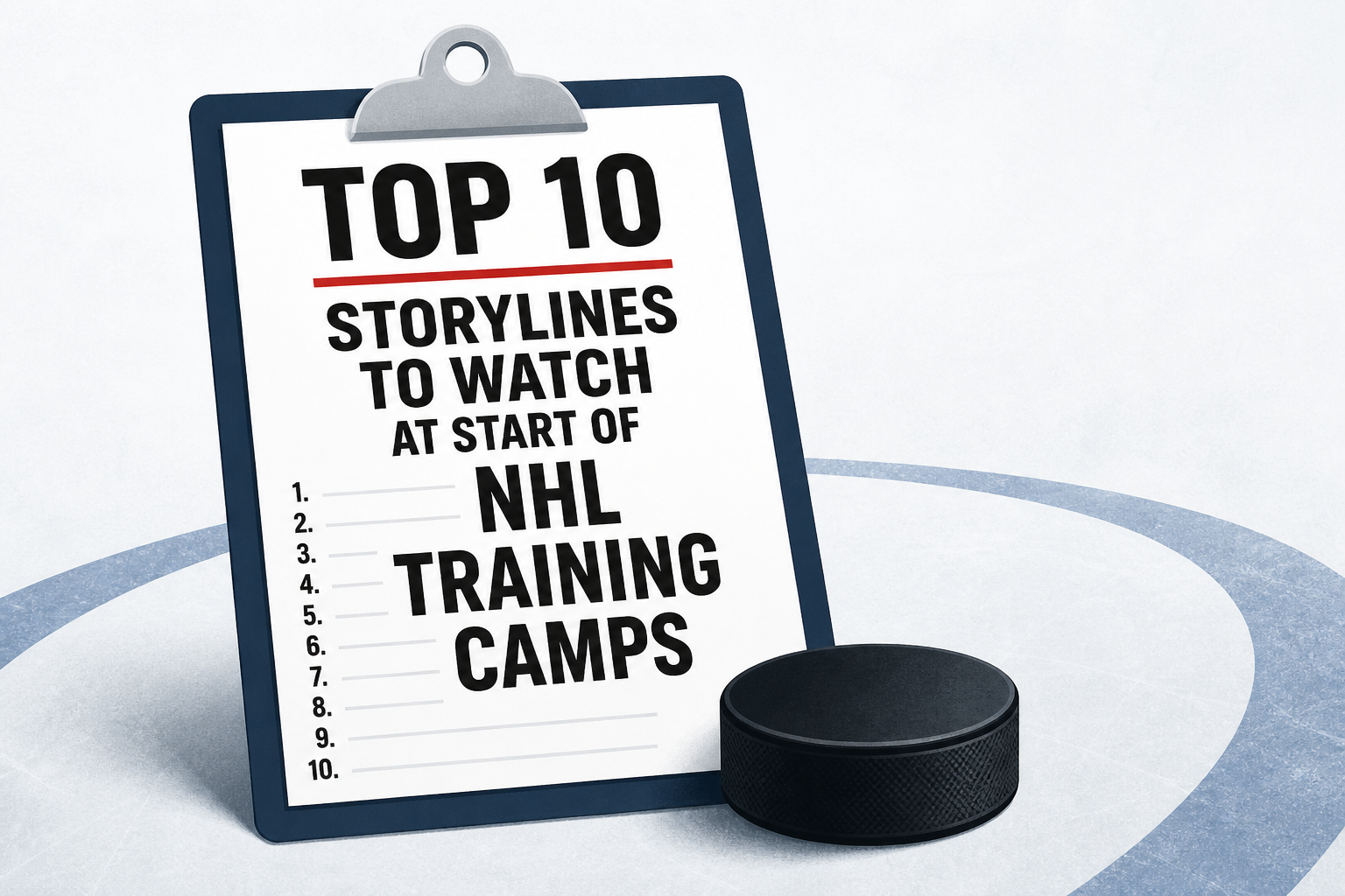 Top 10 storylines to watch at start of NHL training camps