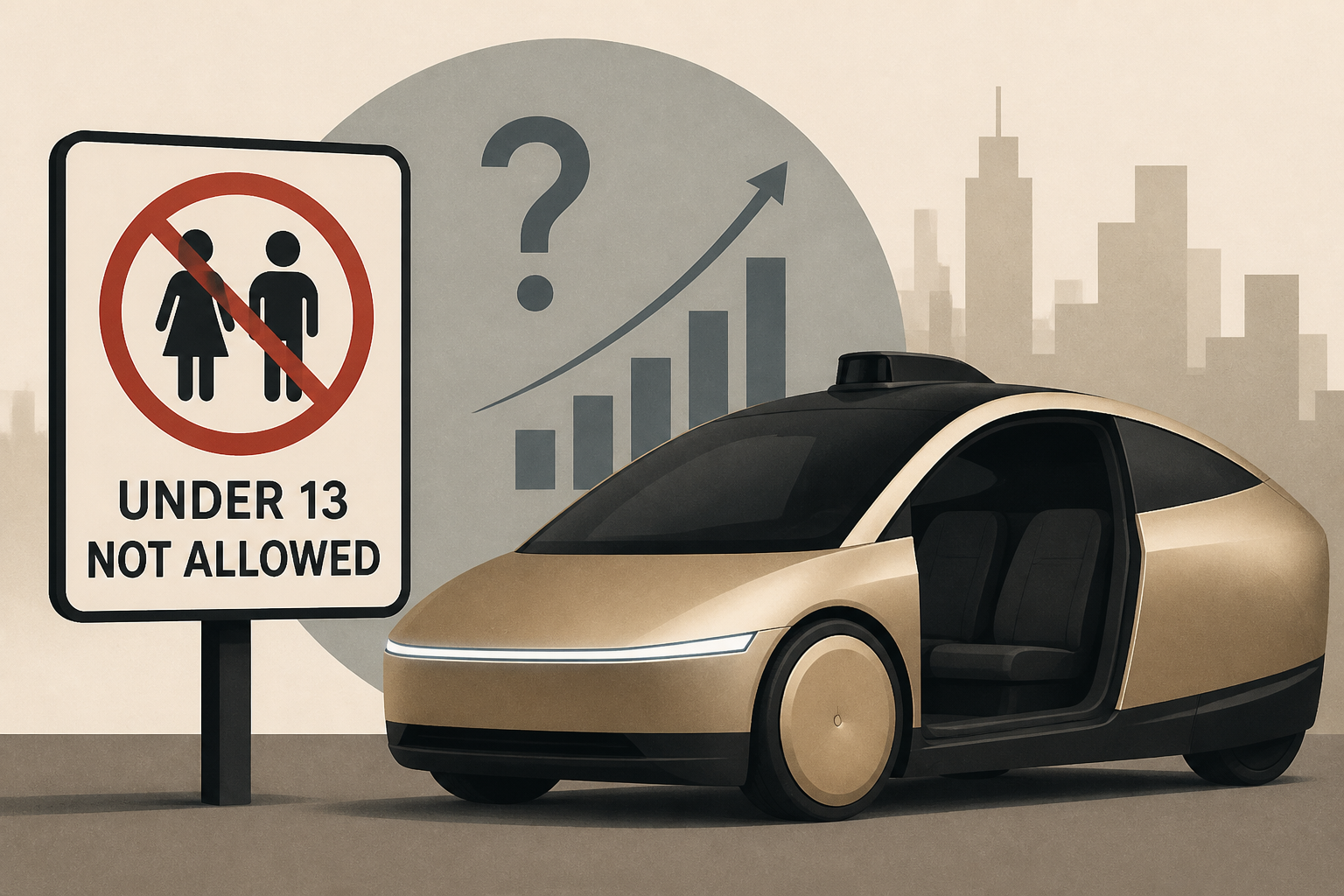 Tesla Cybercab bars kids under 13 as scrutiny grows