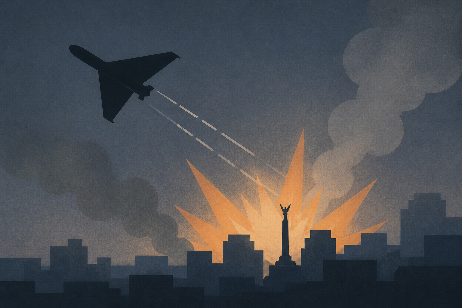 Russia launches drone attack on Kyiv, killing at least 1, injuring 12