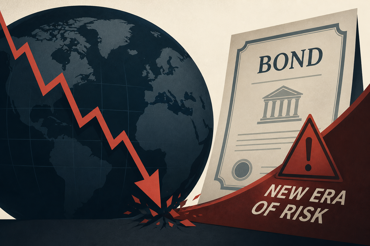 Global selloff in stocks as bond market enters 'new era' of risk