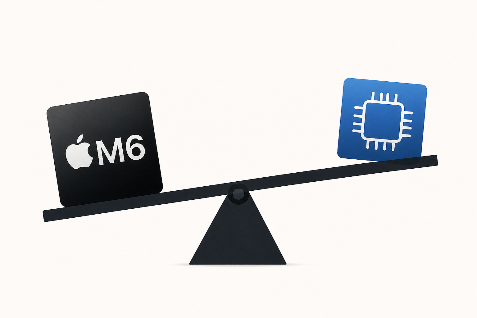 A Geekbench benchmark shows Apple's M6 has some unexpected competition
