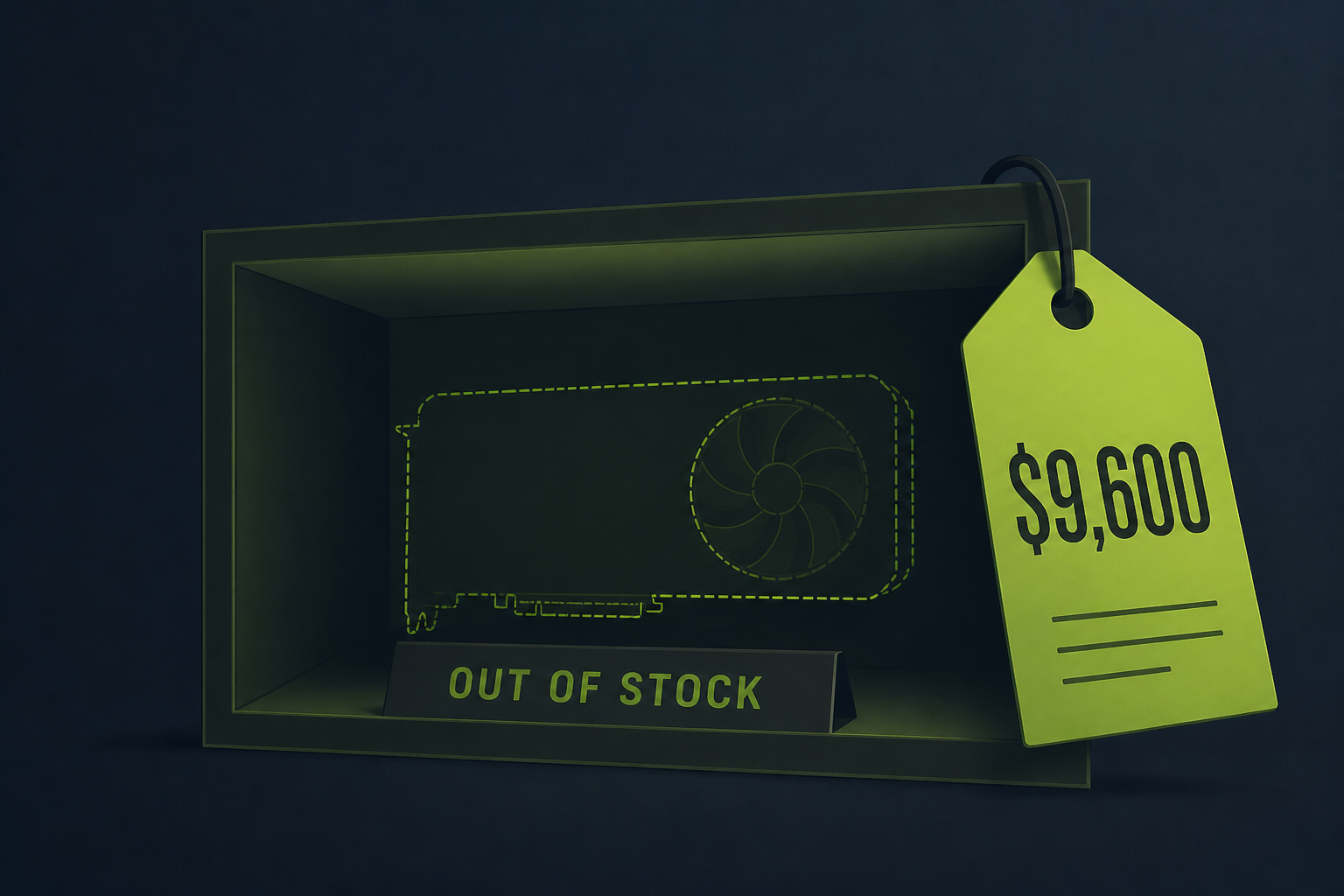 GeForce RTX 5090 is disappearing from stores, first listing hits $9,600