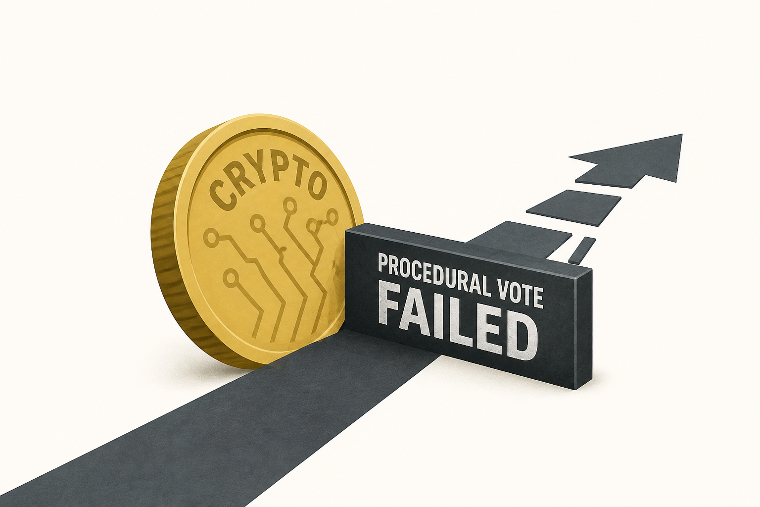 Crypto’s biggest Senate push falls flat as the Clarity Act fails to clear a crucial procedural vote