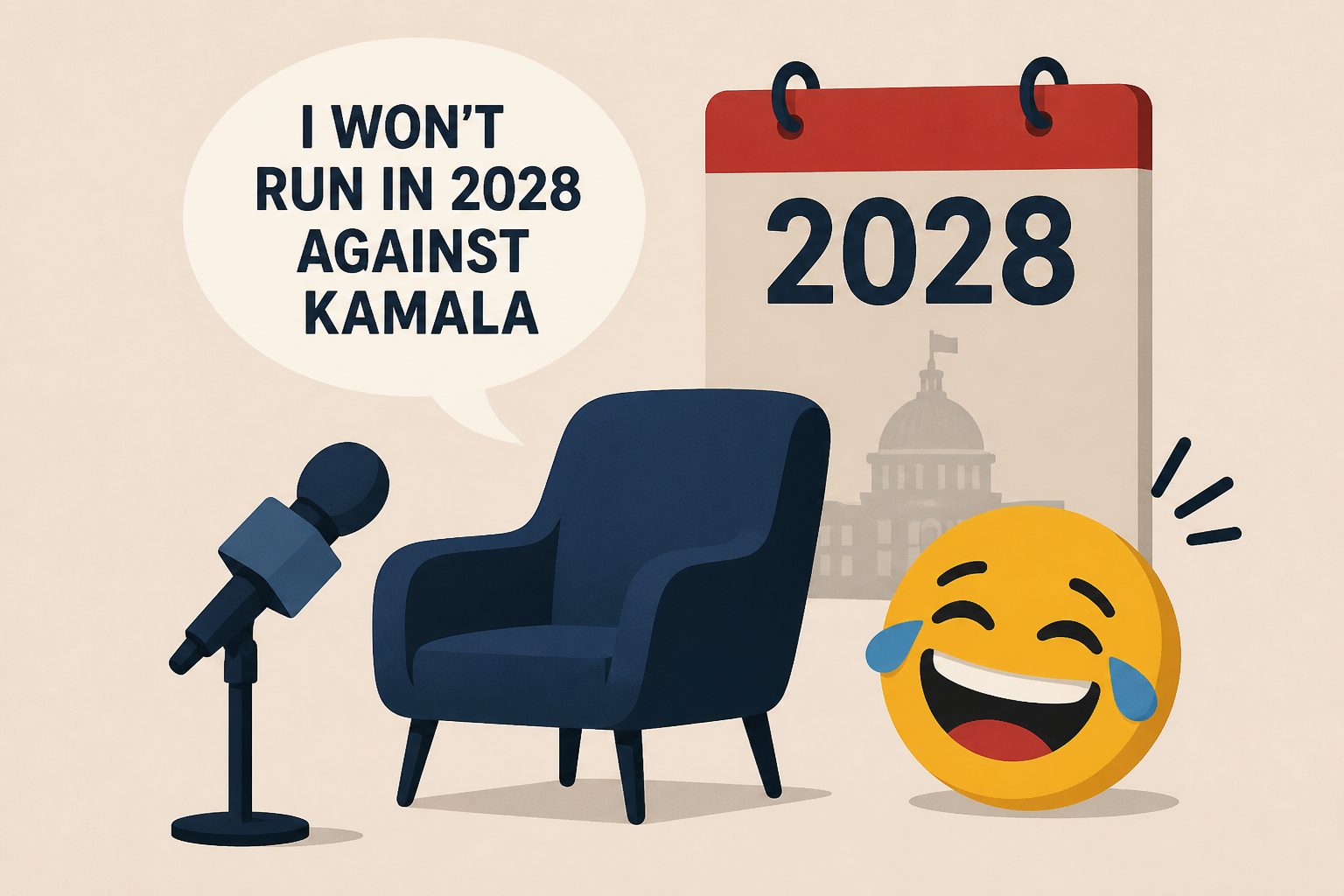 Gavin Newsom mocked for interview saying he won't run in 2028 against Kamala