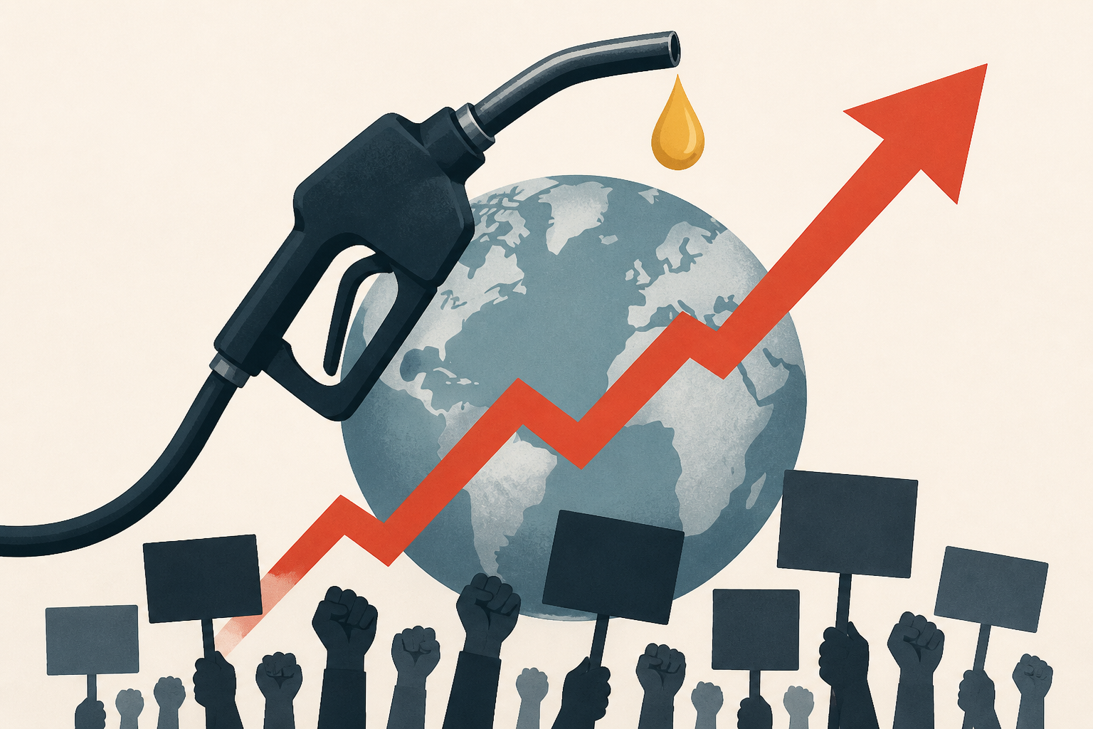 Skyrocketing fuel prices spark protests around the globe
