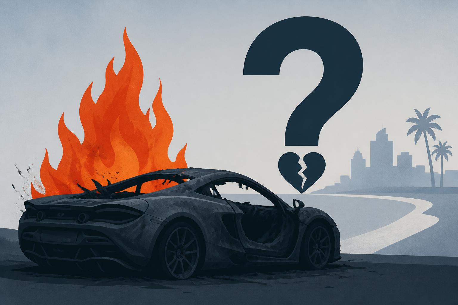 Questions, grief after fiery McLaren crash kills O.C. car influencer, Florida model