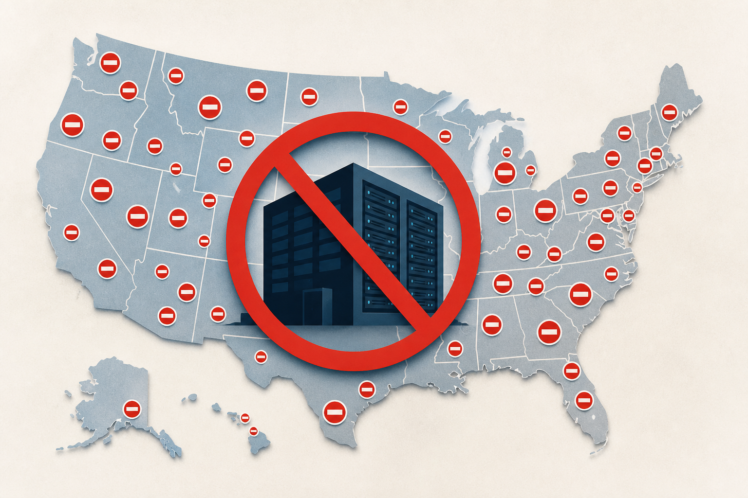 Everyone Says Datacenter Moratoriums Are Killing the US Buildout. We Mapped All 300 of Them