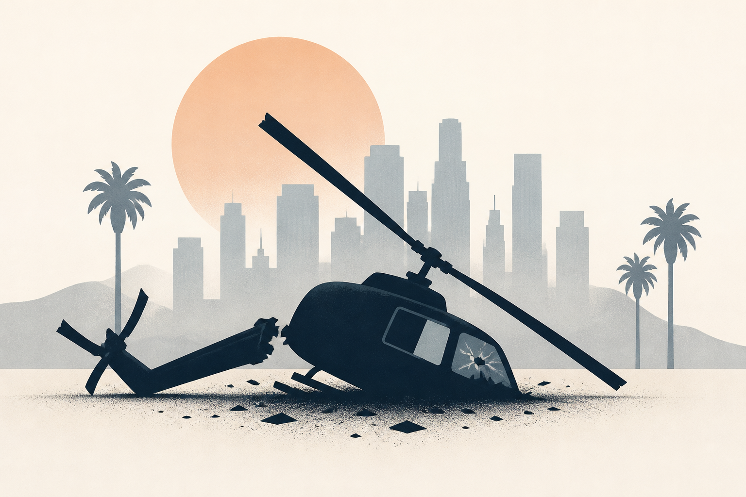 Helicopter crashes and kills at least 3 people in Los Angeles : NPR