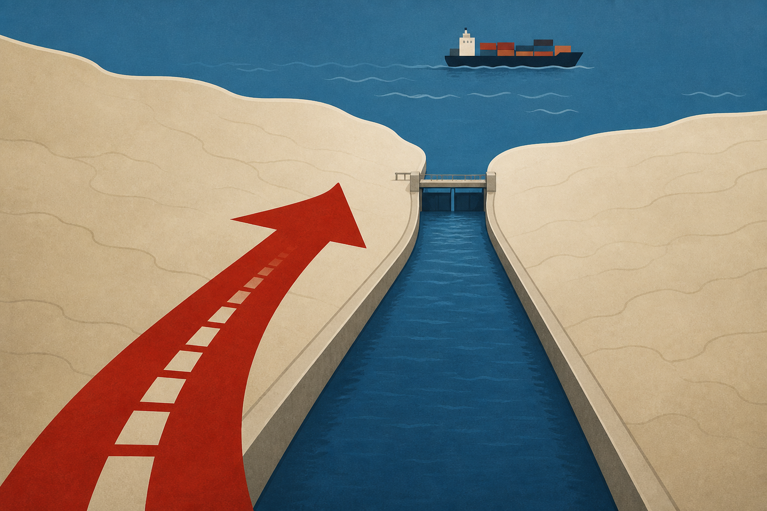 China launches new canal, first of its kind since 1949, giving inland access to sea lanes