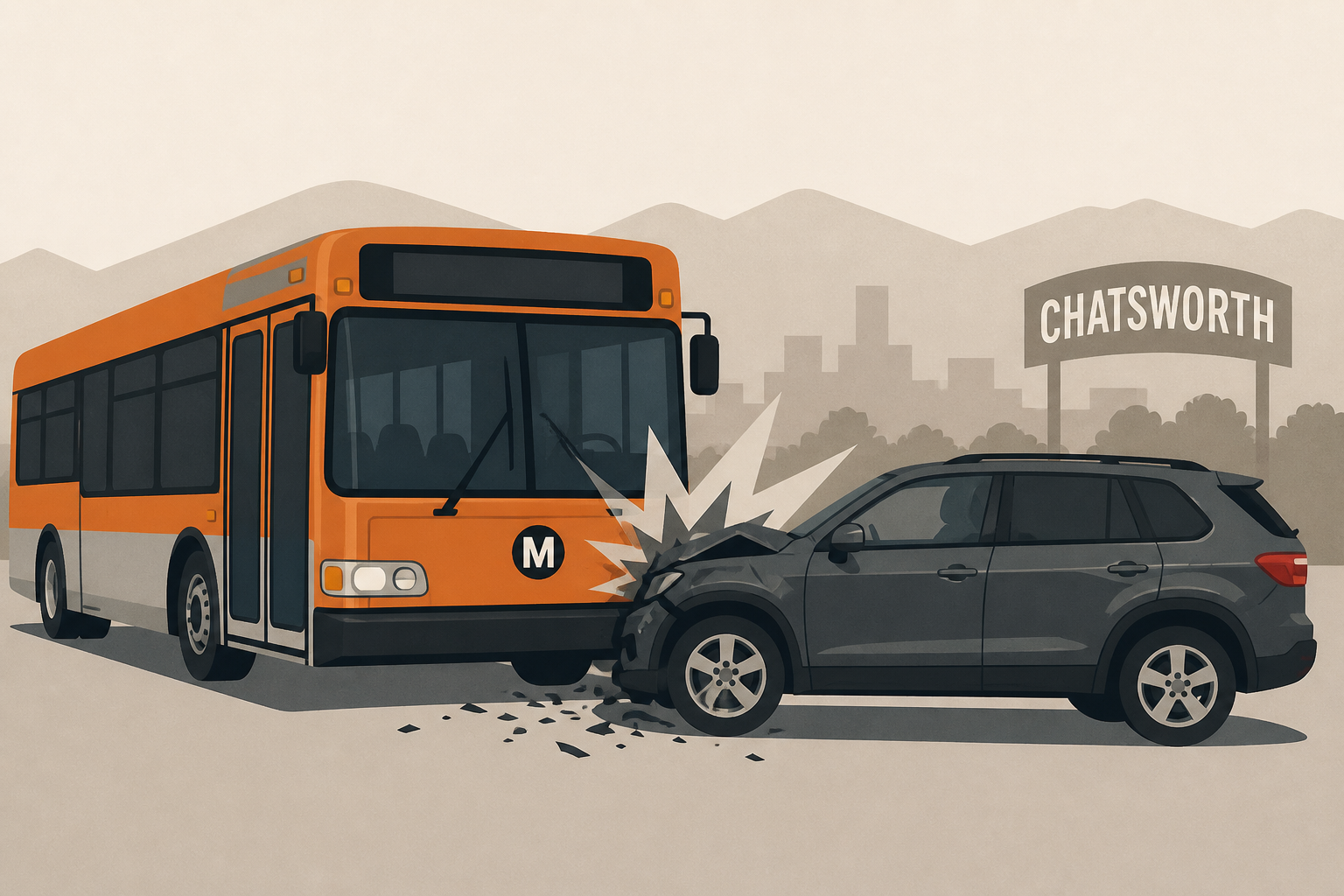 3 dead, 6 others hurt after LA Metro bus, SUV crash in Chatsworth