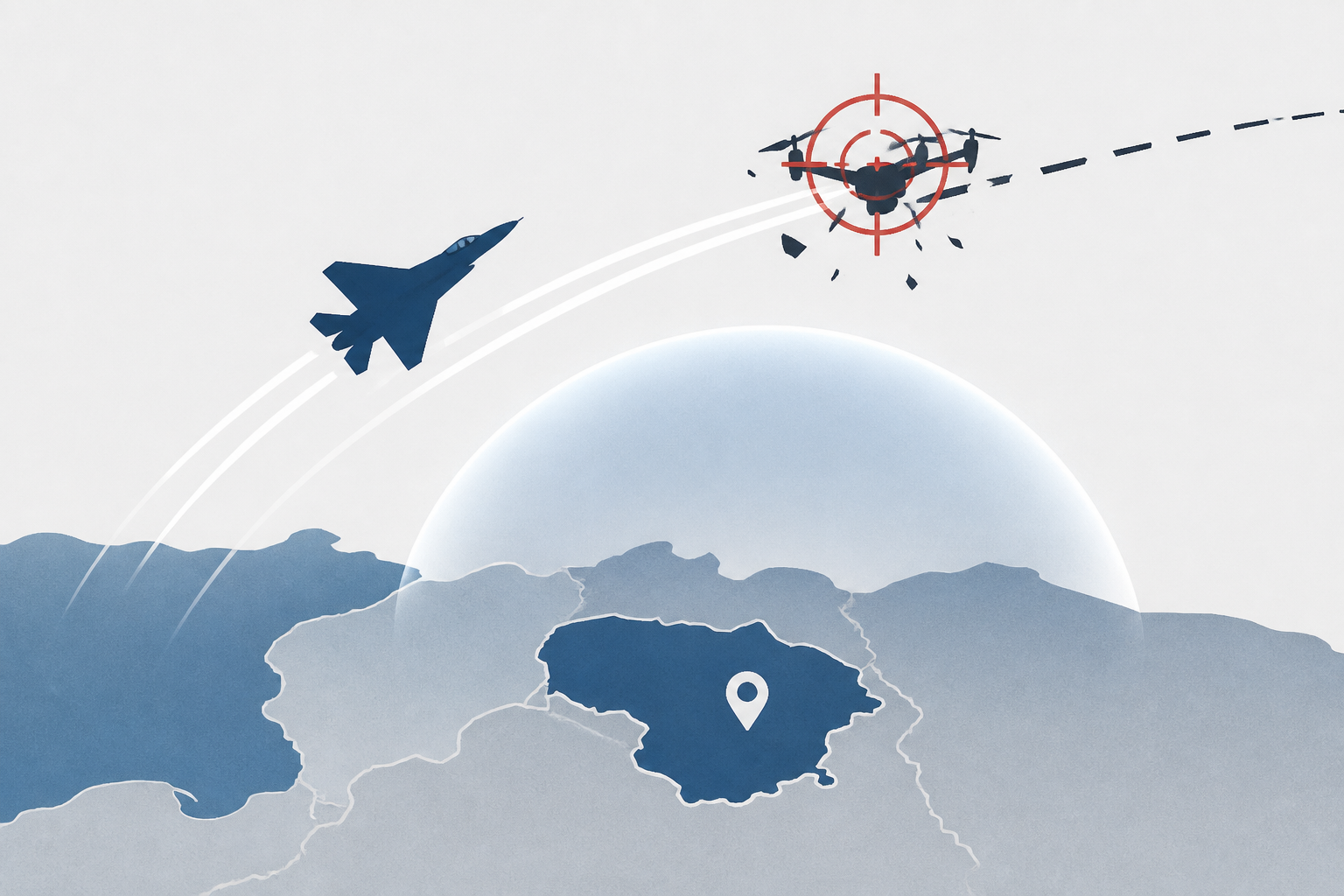 NATO jets shoot down drone in Lithuania as Russia continues to provoke Europe