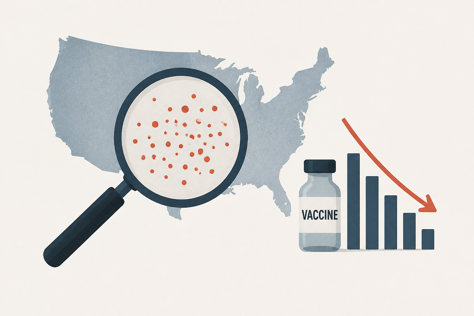 How common are measles deaths in the United States as vaccination rates fall?