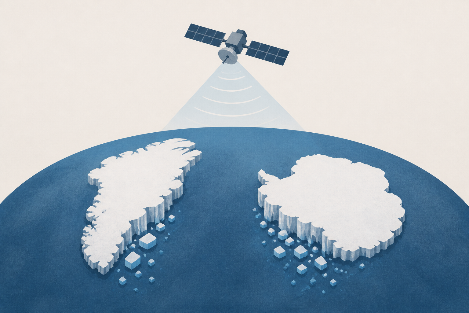 Satellites show Earth lost more than 12 trillion tons of ice from Greenland, Antarctica in 47 years