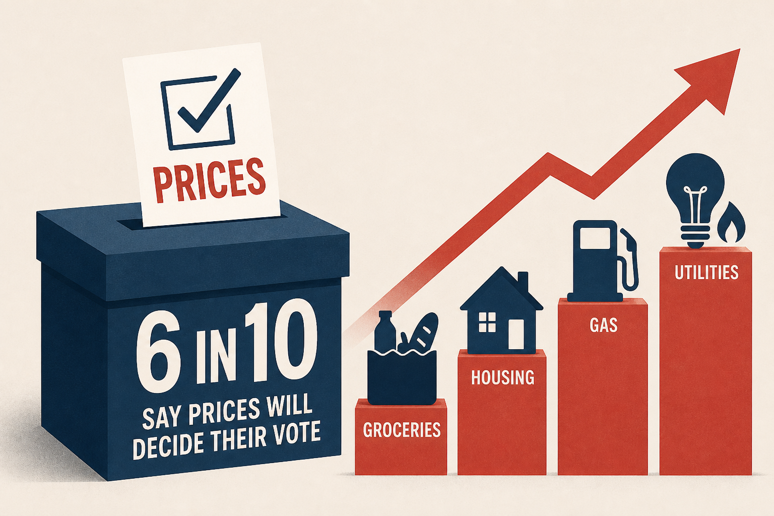 6 in 10 Say Prices Will Decide Their Vote - Which Expenses Are Impacting Americans the Most?