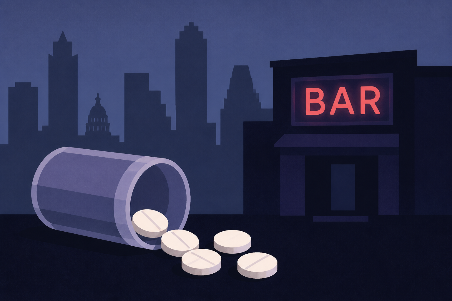 Four hospitalized after suspected mass overdose outside downtown Austin bar