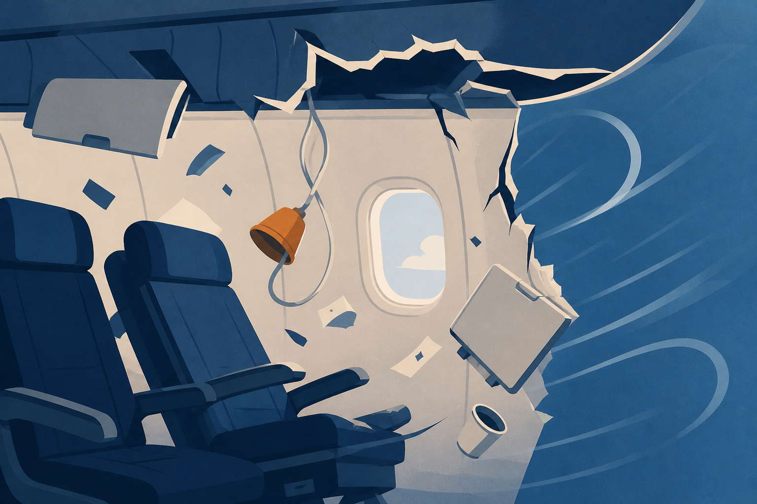 Passengers scream as extreme turbulence ‘tears plane cabin apart’: video