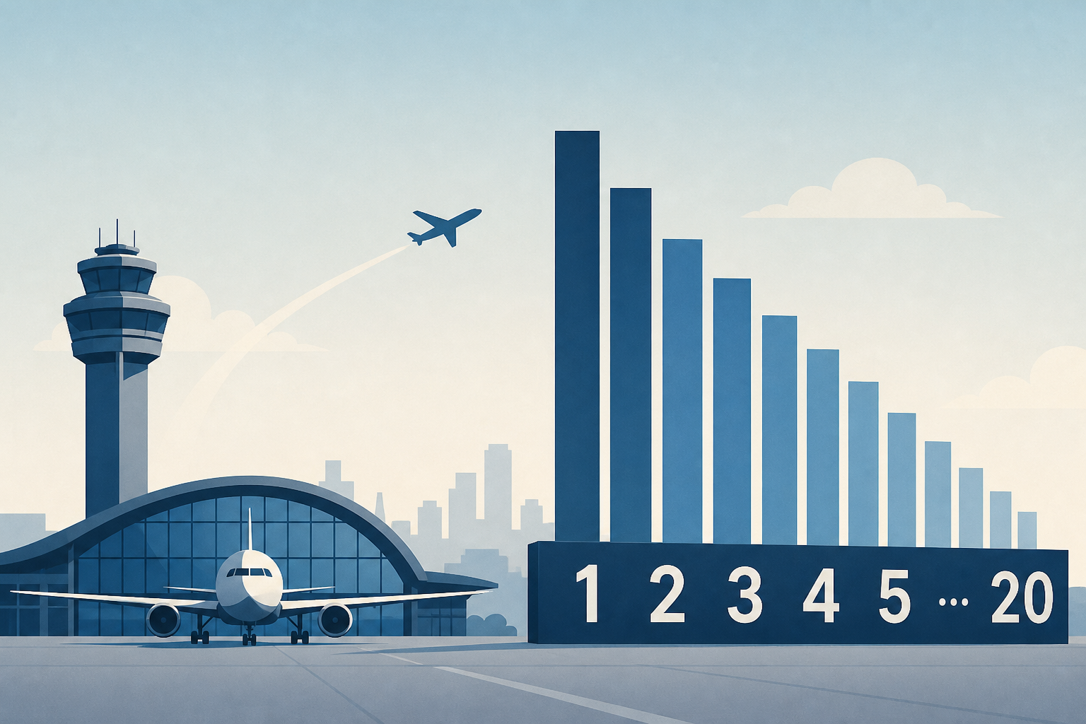 20 Biggest Airports in the US Ranked According to Passengers