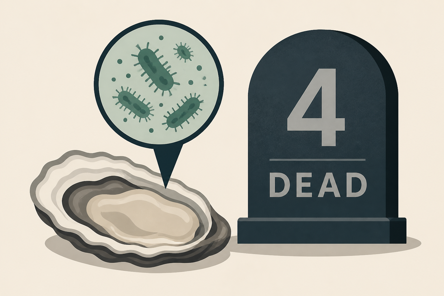 Fourth person dead from ‘flesh-eating’ bacteria linked to eating raw oysters