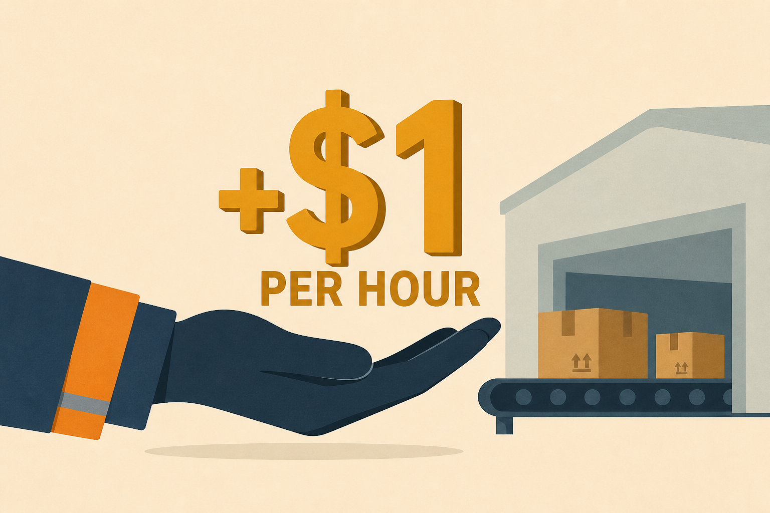 Amazon gives its workers a raise of $1 per hour