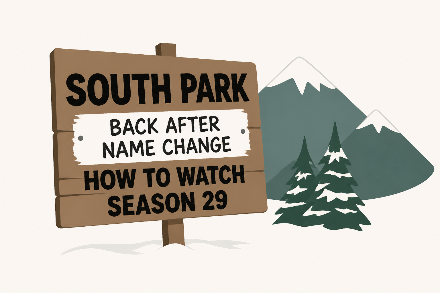 'South Park' back after name change. How to watch Season 29