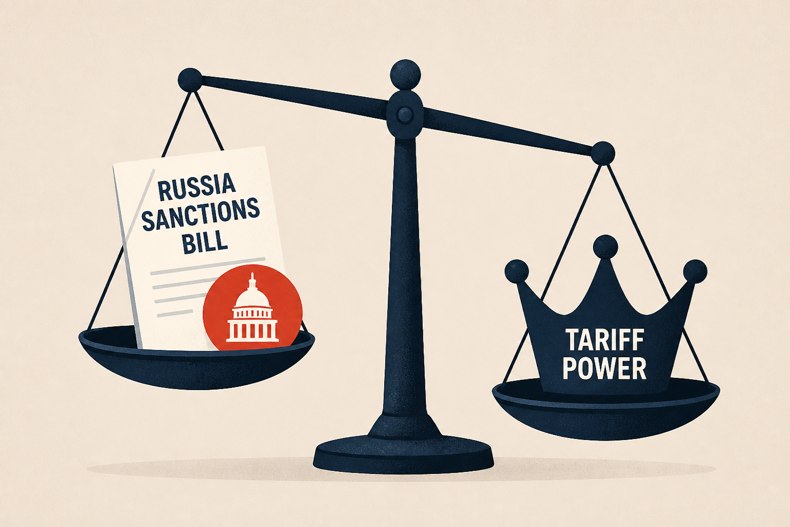Some Republicans privately fear Russia sanctions bill will give Trump too much power on tariffs