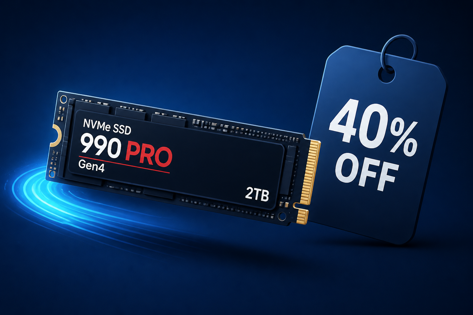 In on NVMe SSDs, With 40% Off the 990 PRO Gen4 2TB on Amazon