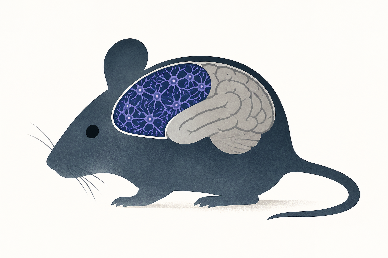 Researchers swap in human brain cells for a mouse's cortex