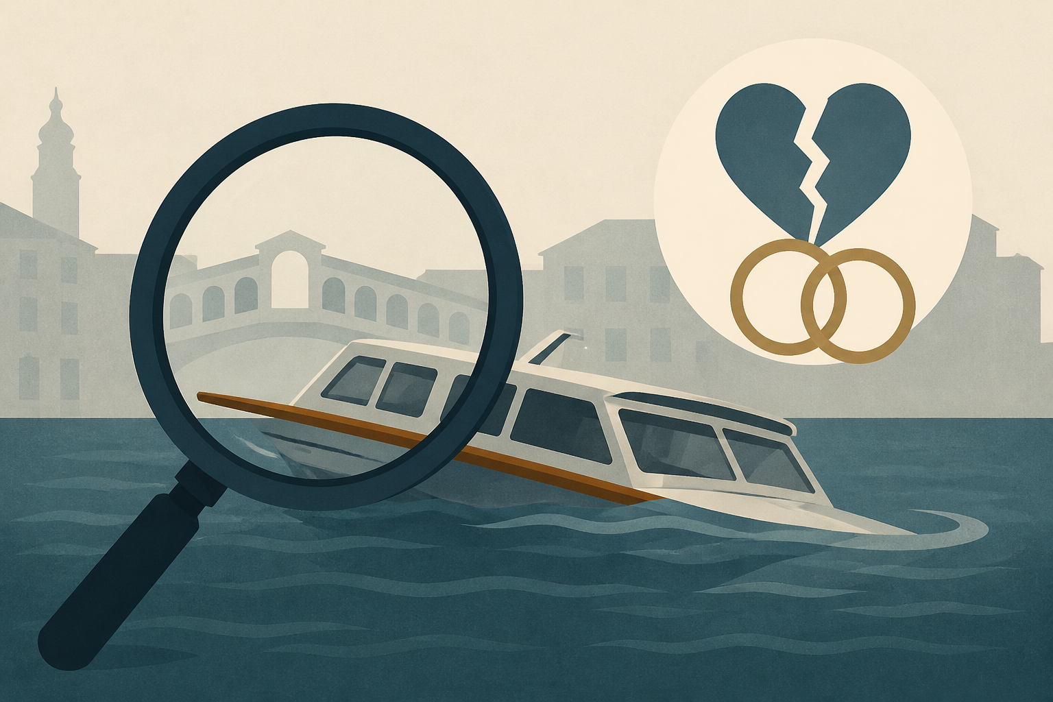 Officials probe deaths of young newlyweds who died in Venice water taxi crash