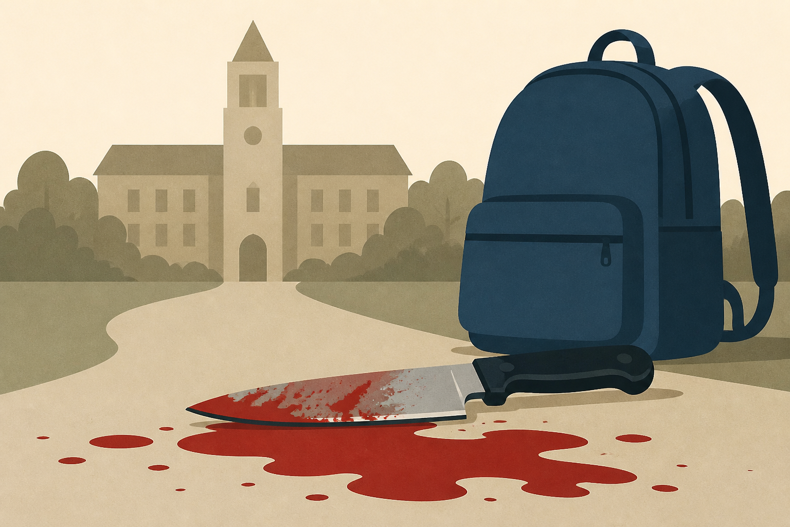 Disturbing video captures bloody Westchester college campus stabbing with 2 students injured