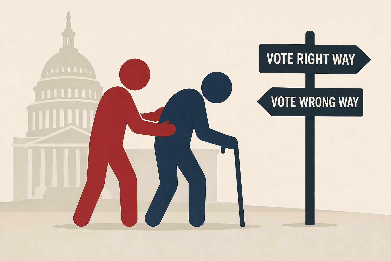 Frail Mitch McConnell appears to need assist from fellow Republicans after he nearly votes wrong way in Senate