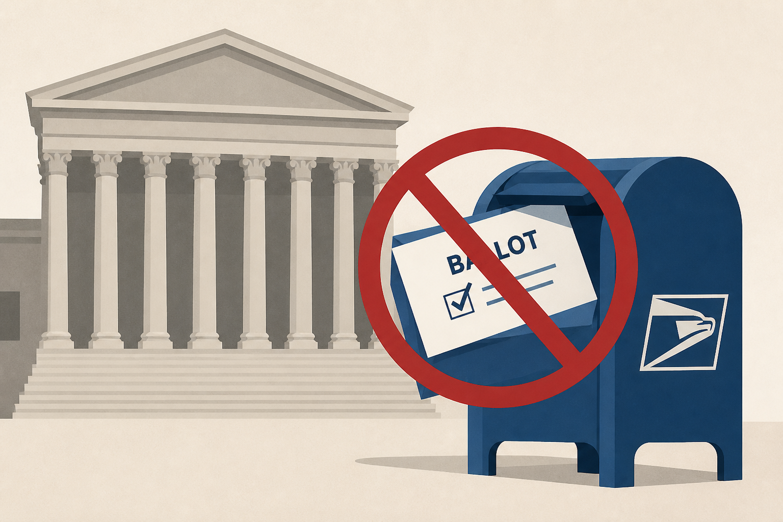 Supreme Court blocks USPS ballot mail rule ahead of 2026 midterms
