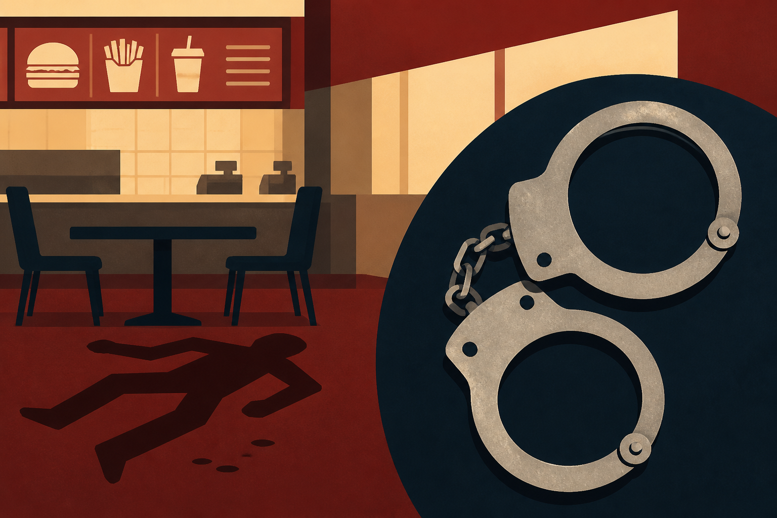 Man charged with murder in fight-turned-shooting inside fast food restaurant